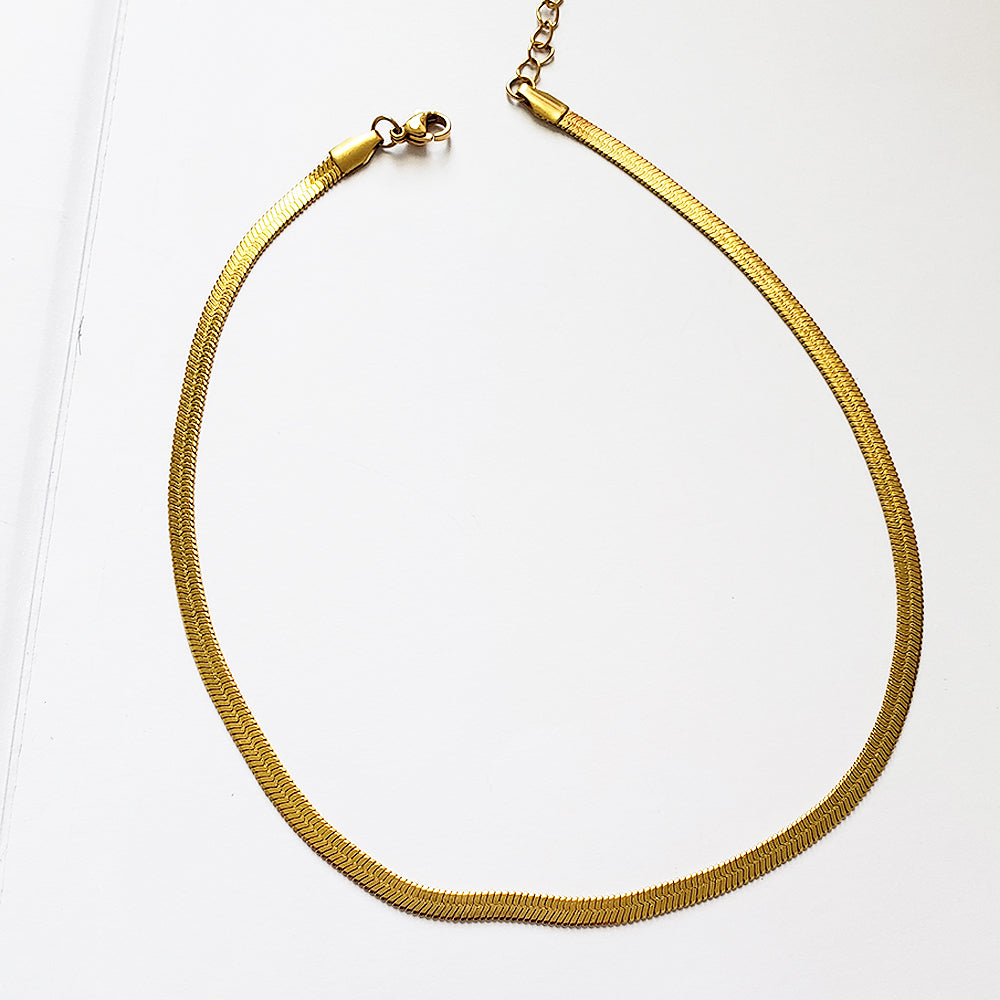 DELPHINE Herringbone Necklace