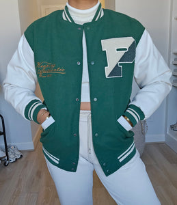 Green Letterman Jacket