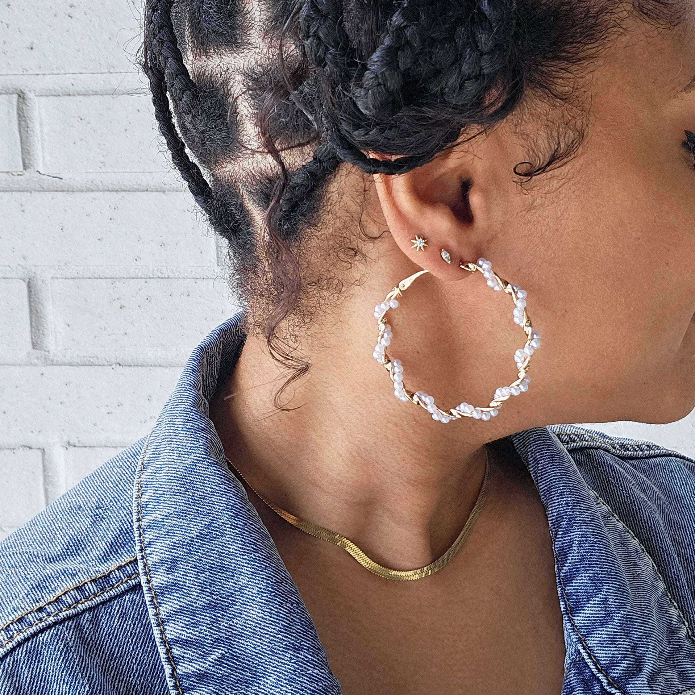 JULES Twist Hoop Earrings