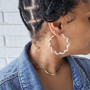 JULES Twist Hoop Earrings
