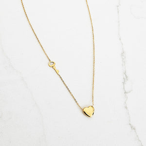 RENEE Heart & Key Necklace