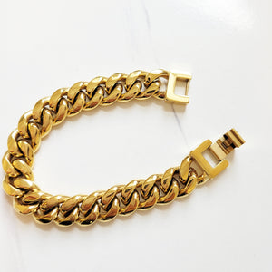 GENEVIEVE Cuban Link Bracelet